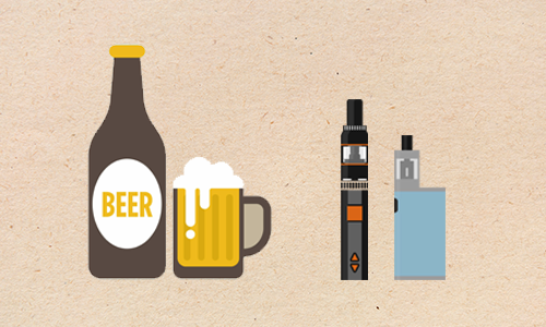 Beer and vapes